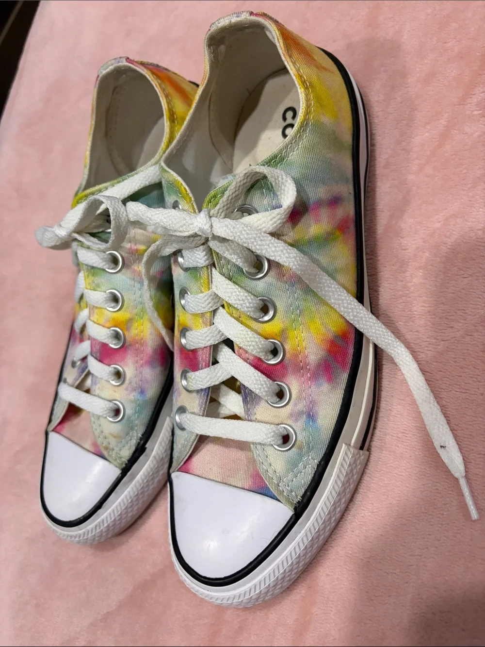 Converse Low Top Sneakers - Pastel Tie-Dye